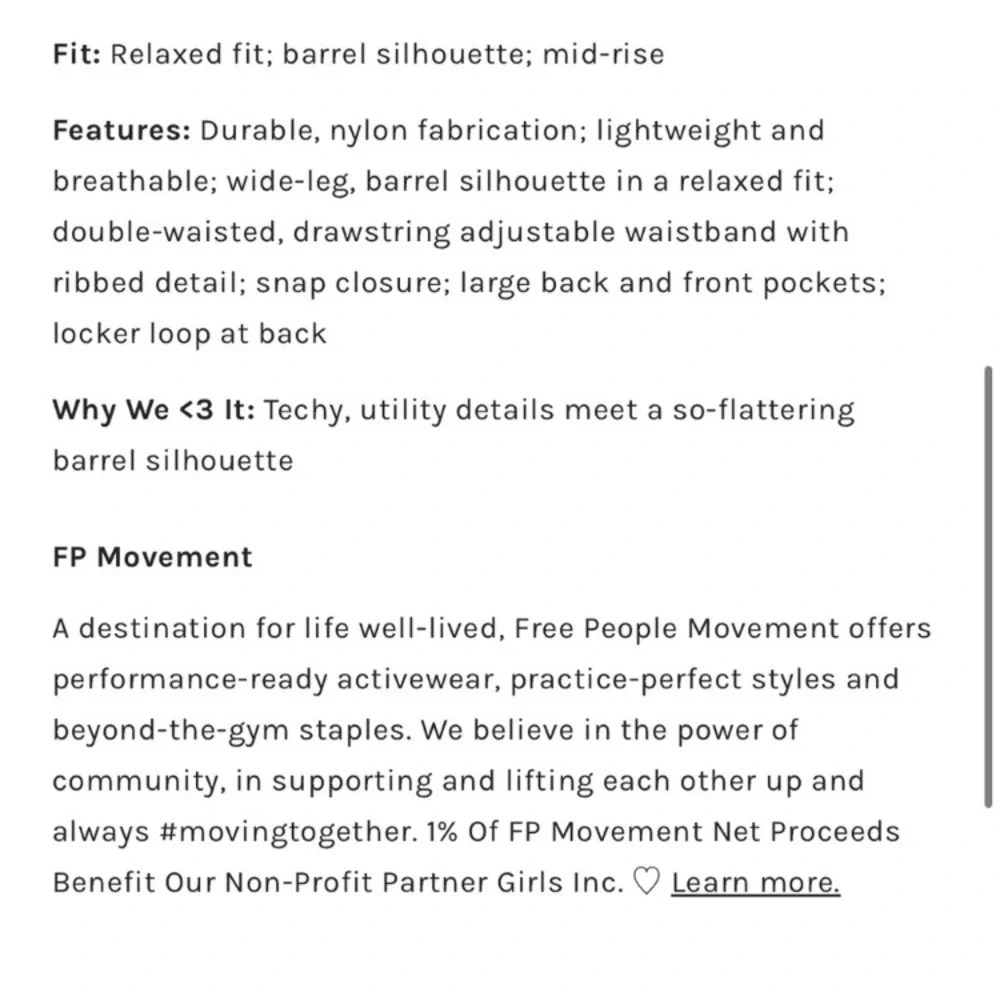 Free People! FP Movement Fresh Start Pants NWT! - Picture 12 of 13